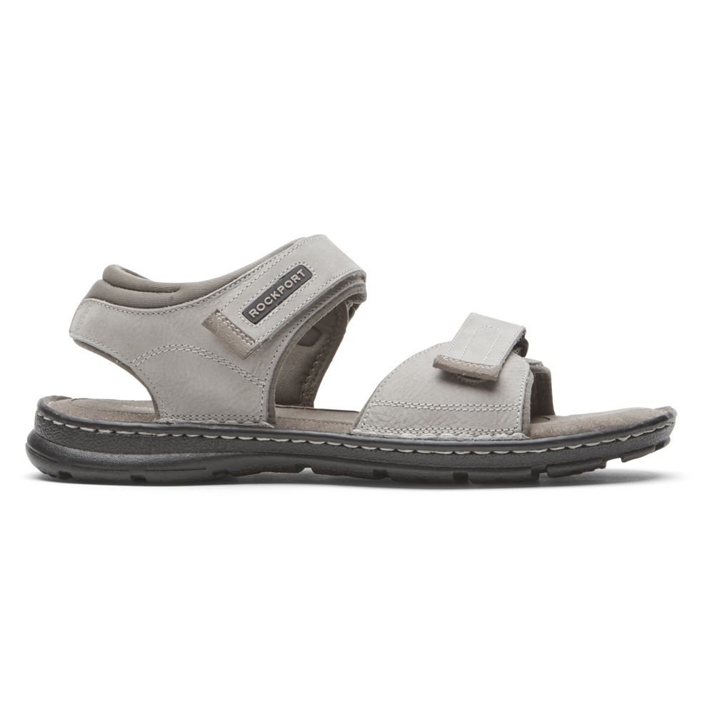 Rockport Canada Darwyn Quarter-Strap - Mens Sandals Brown (QGU076423)